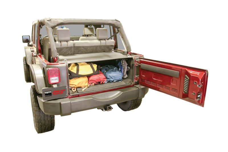 Jeep Wrangler JK Unlimited Tailgate Security Enclosure - Tuffy Products - Standard - Black - `07-`10